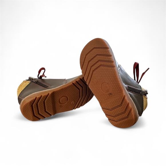 LIVIE & LUCA Shoes Boots Kip Monkey Taupe Brown Size 12 - Used - Picture 6 of 6